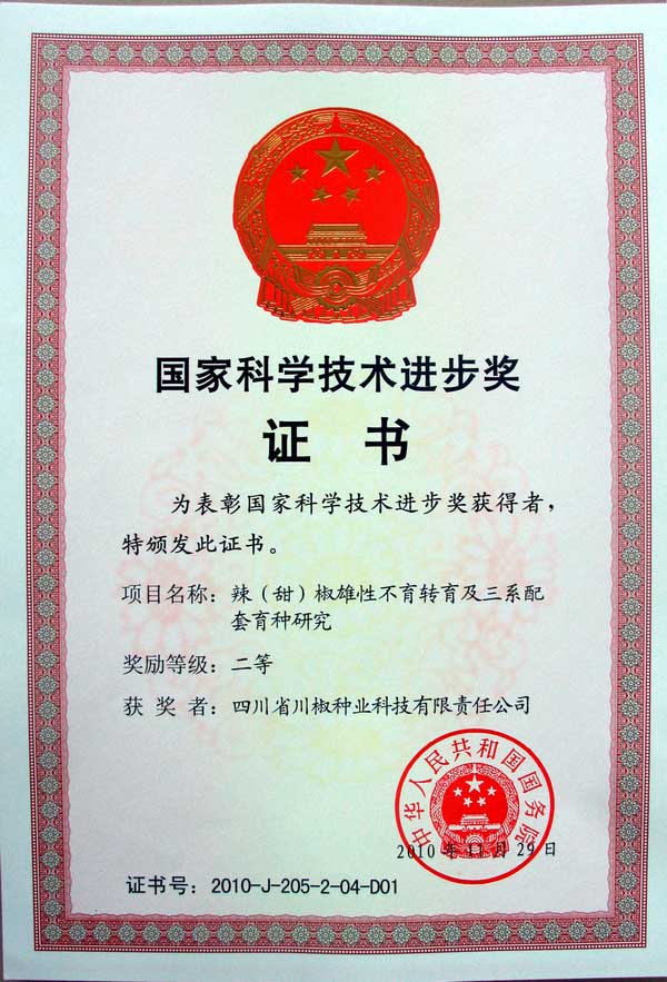 2010年国家科学技术进步奖